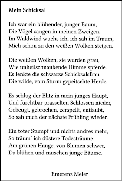 Gedicht