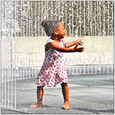 Lebensfreude Wasserspass